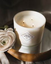 Trio grandes bougies parfumées