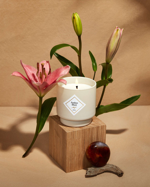 Bougie Ambre Doré