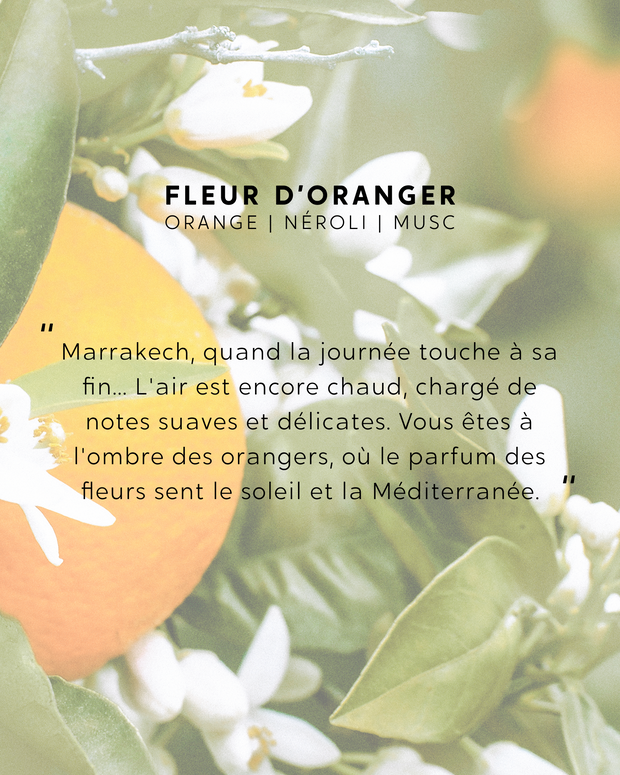 Brume Fleur d'Oranger et boule de bain Merci Handy