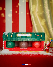 Coffret trio bougies de Noël
