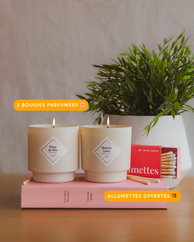 Duo bougies parfumées