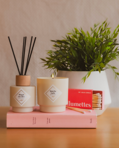 Duo bougie et bouquet parfumés