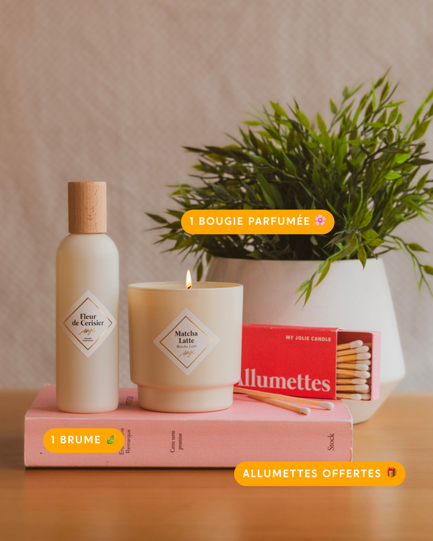 Duo bougie et spray parfumés
