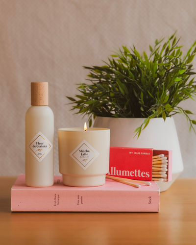 Duo bougie et spray parfumés