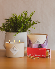 Duo grandes bougies parfumées
