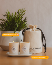 Duo petites bougies parfumées
