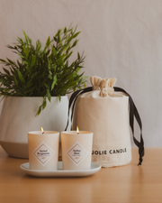 Duo petites bougies parfumées