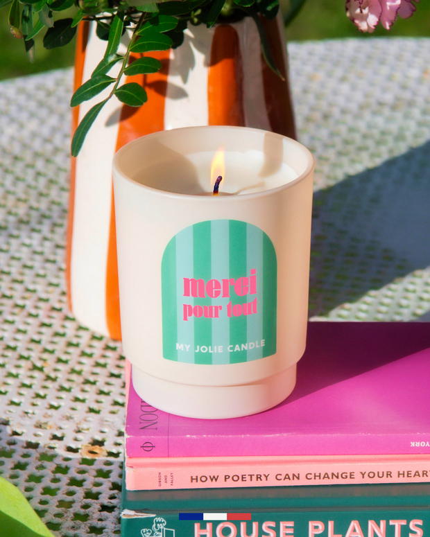 Bougie parfumée "Merci pour tout" - Amazon