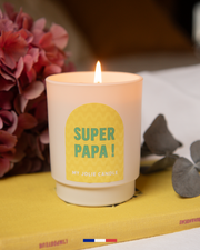 Bougie parfumée "Super Papa !" - Amazon