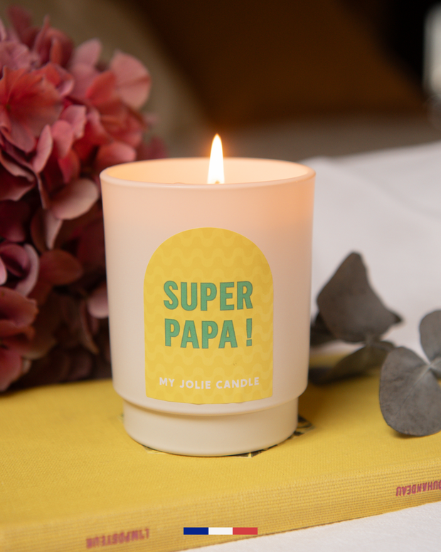Bougie parfumée "Super Papa !" - Amazon