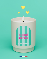 Bougie parfumée "Merci pour tout" - Amazon