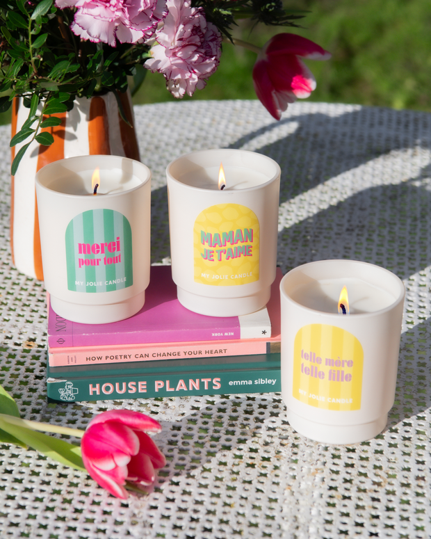 Bougie parfumée "Merci pour tout" - Amazon