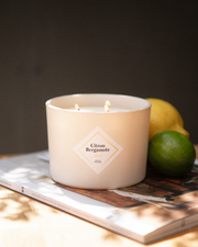 Grande bougie Citron Bergamote