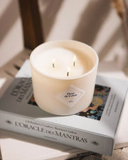 Grande bougie Fleur de Coton
