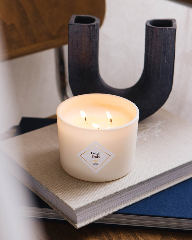 Grande bougie Linge Frais