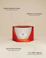 Grande bougie Ambre Doré