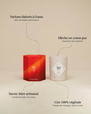 Petite bougie Ambre Doré