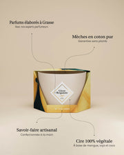 Grande bougie Citron Bergamote