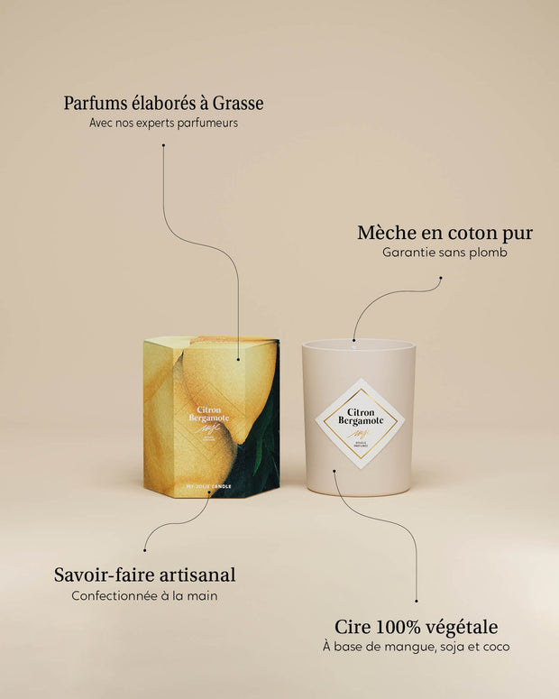 Petite bougie Citron Bergamote